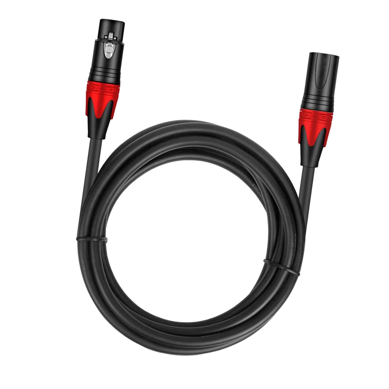 XLR Microphone Cable Audio Cable XLR Cable for PA Systems Mixers Speakers 2m