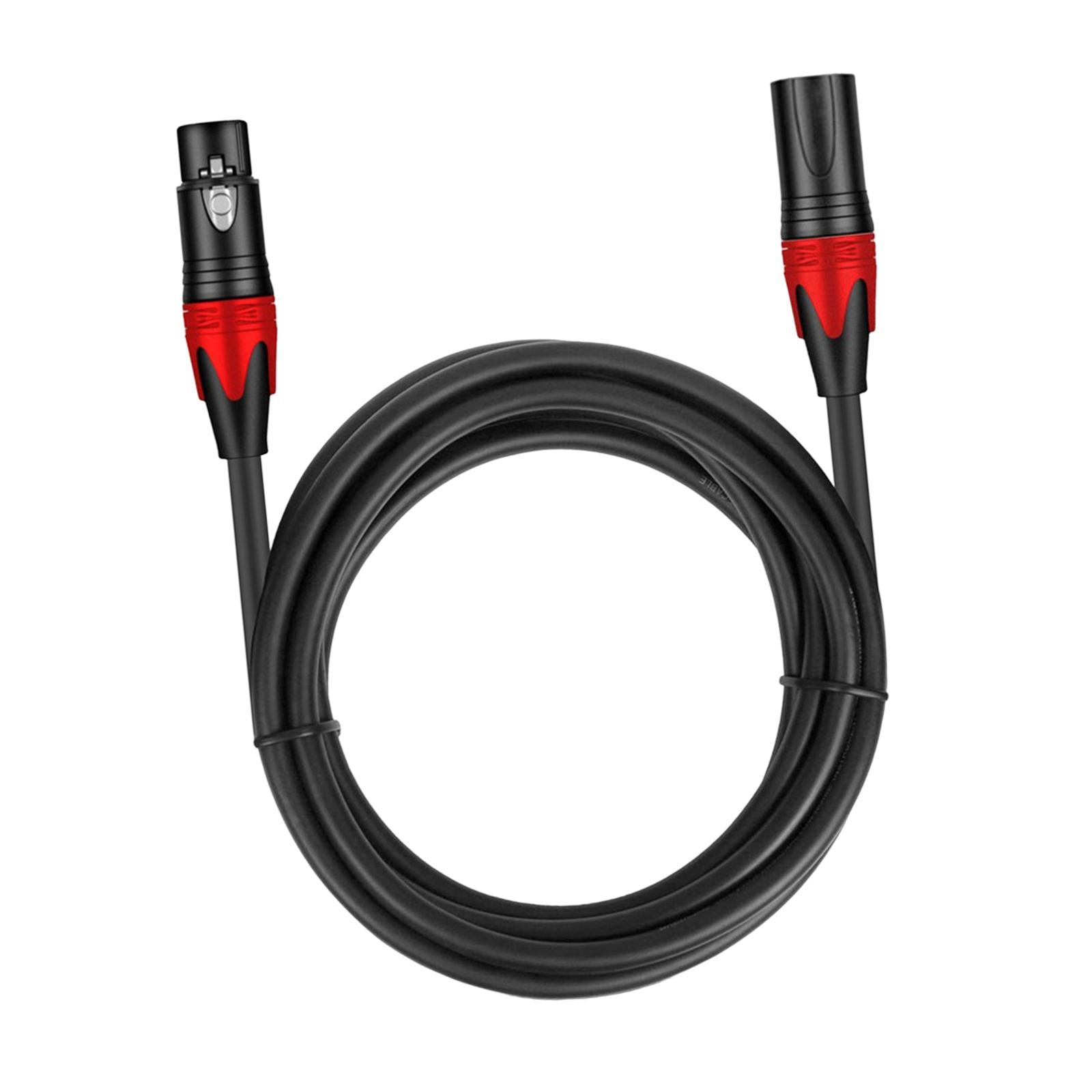 XLR Microphone Cable Audio Cable XLR Cable for PA Systems Mixers Speakers 2m