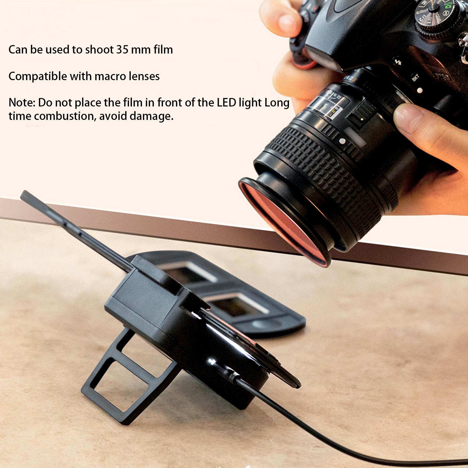 Negative Film Scanning LED Light Set 6500K Light Film Scanner Film Copying