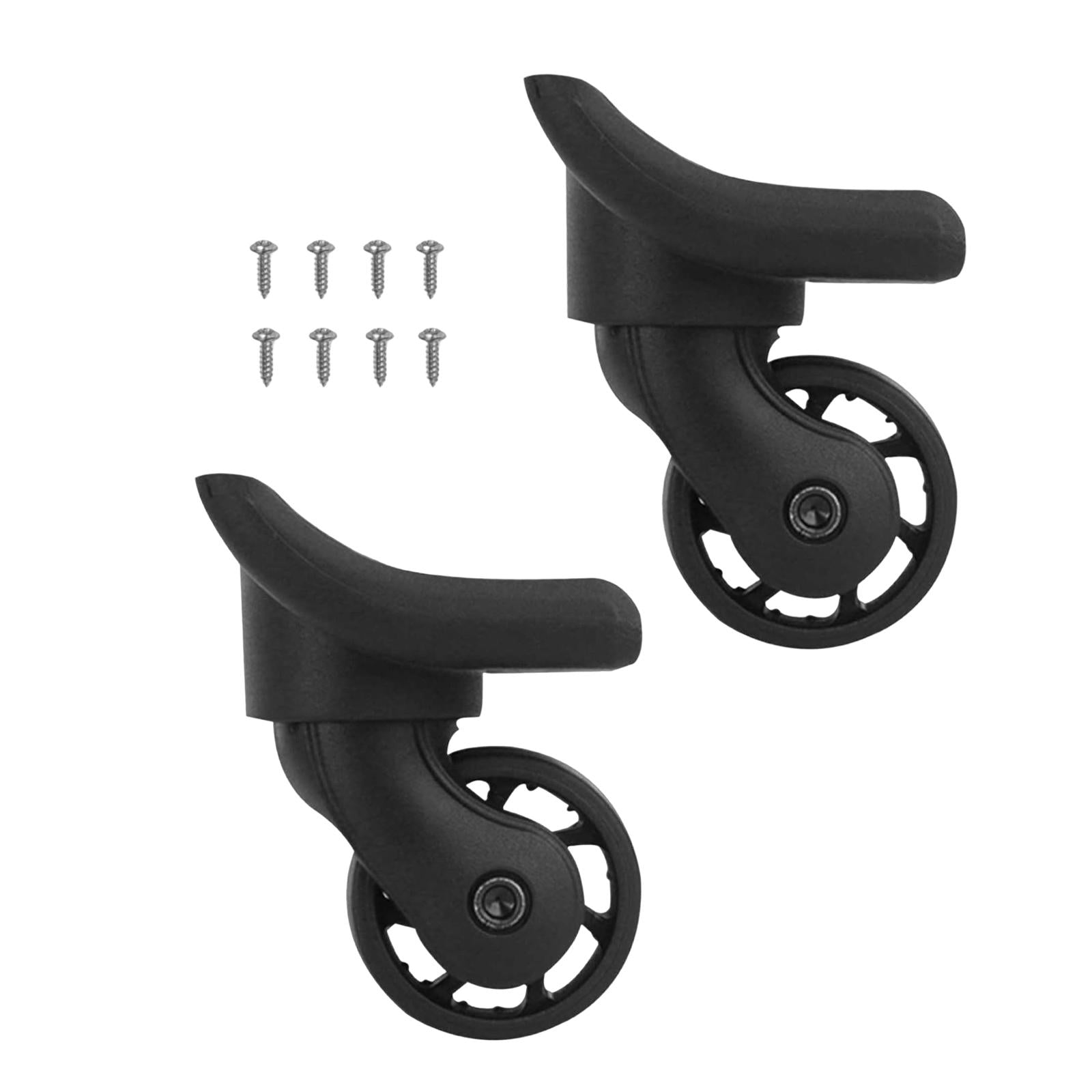 2x Luggage Wheels Replacement Accessories for Travel Suitcase Travelling Bag