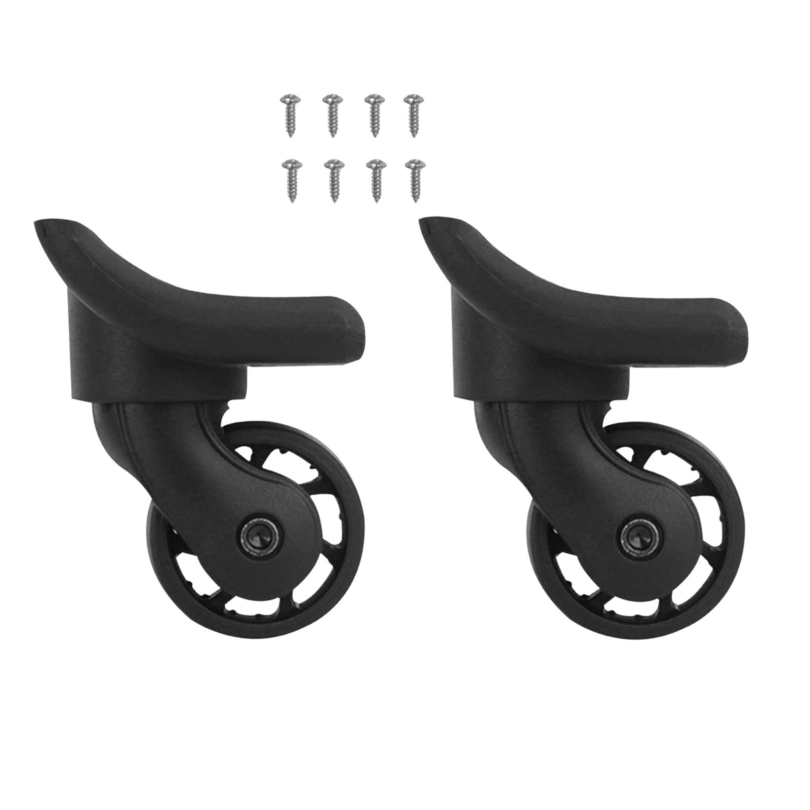 2x Luggage Wheels Replacement Accessories for Travel Suitcase Travelling Bag