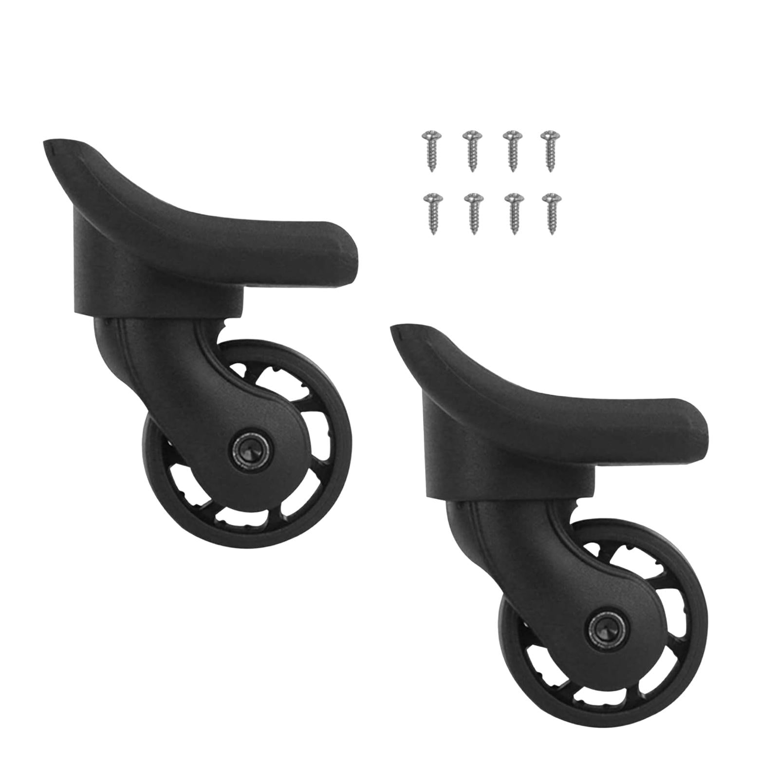 2x Luggage Wheels Replacement Accessories for Travel Suitcase Travelling Bag
