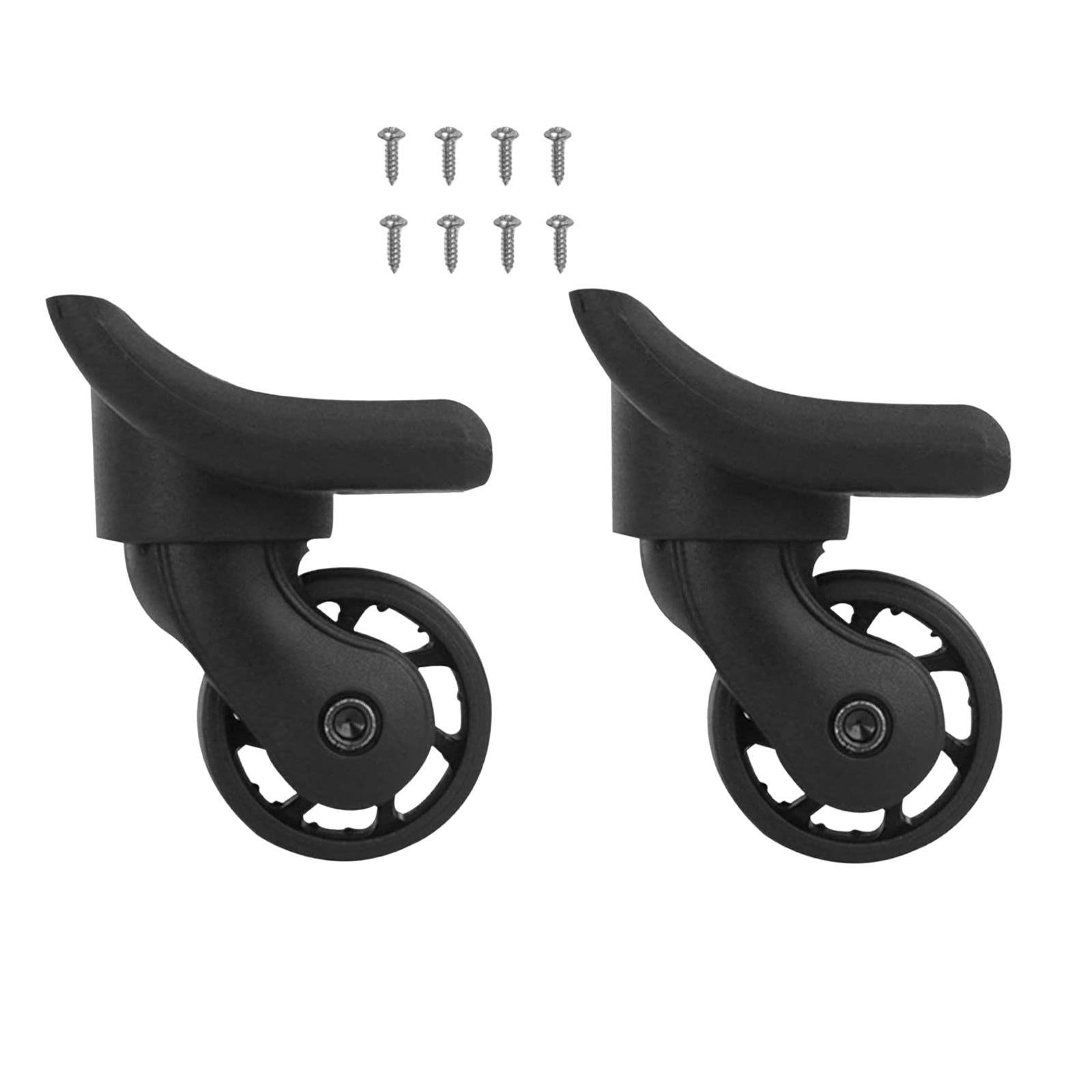 2x Luggage Wheels Replacement Accessories for Travel Suitcase Travelling Bag