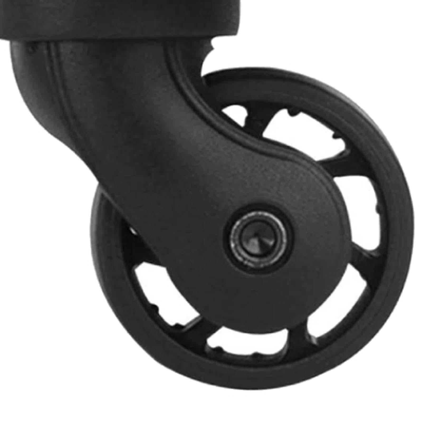 2x Luggage Wheels Replacement Accessories for Travel Suitcase Travelling Bag