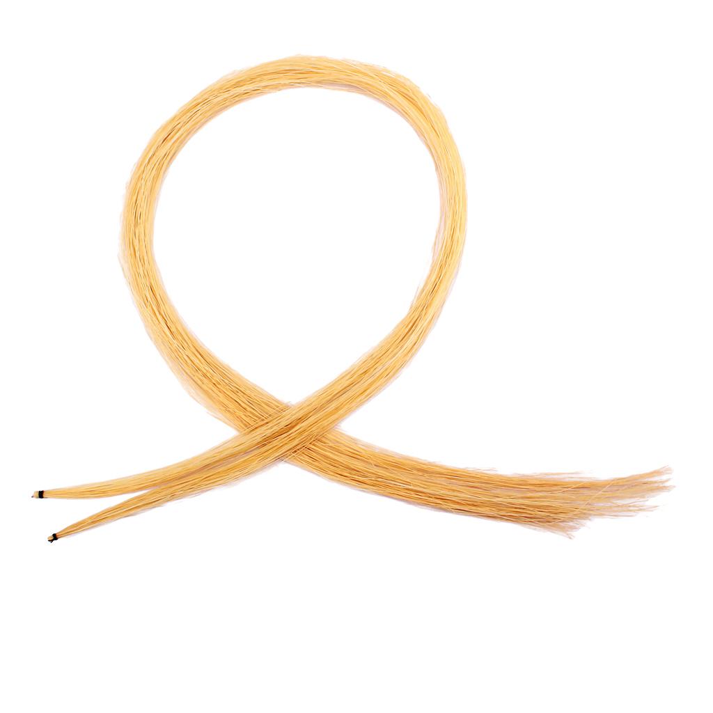 2 Hank 80cm Violin Bow Hair Horse Tail for Violin Viola Cello Erhu Bow