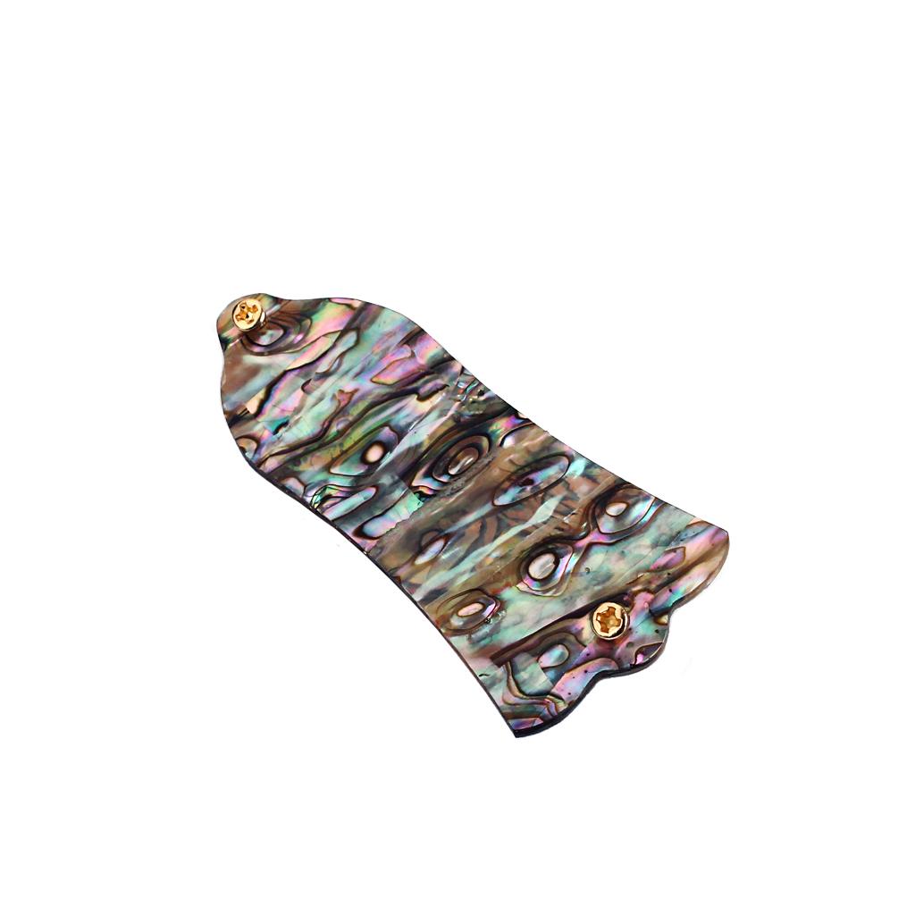 1 Set Shell Acoustic Guitar Truss Rod Cover Soundhole Inlay Strip