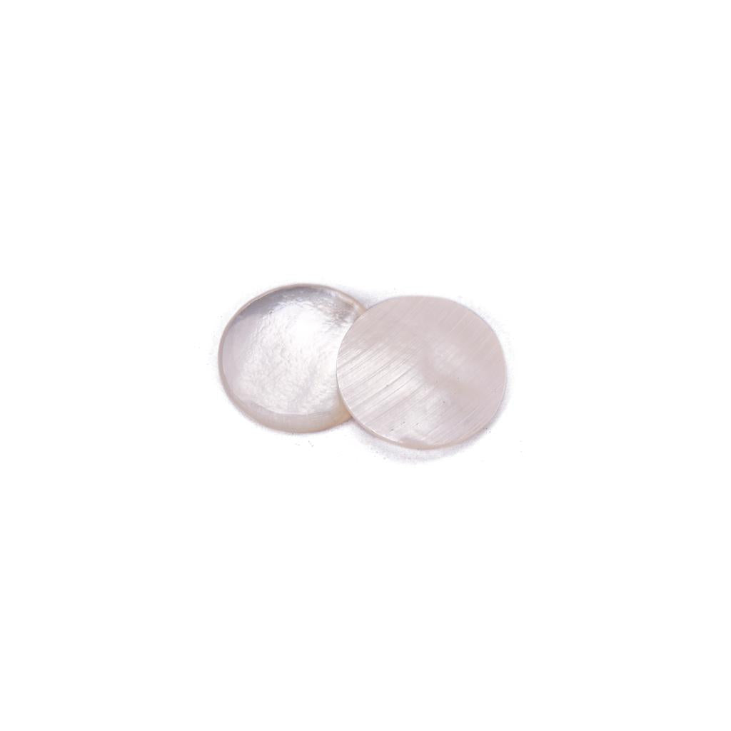 10 Pieces White Shell Guitar Knob Marking Repair Parts