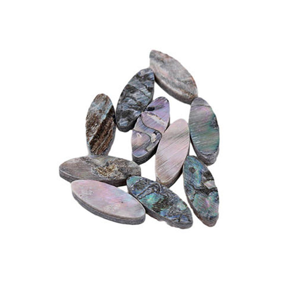 10 Pieces Oval Guitar Fretboard Dots Mandolin Fingerboard Maker Inlay Dot
