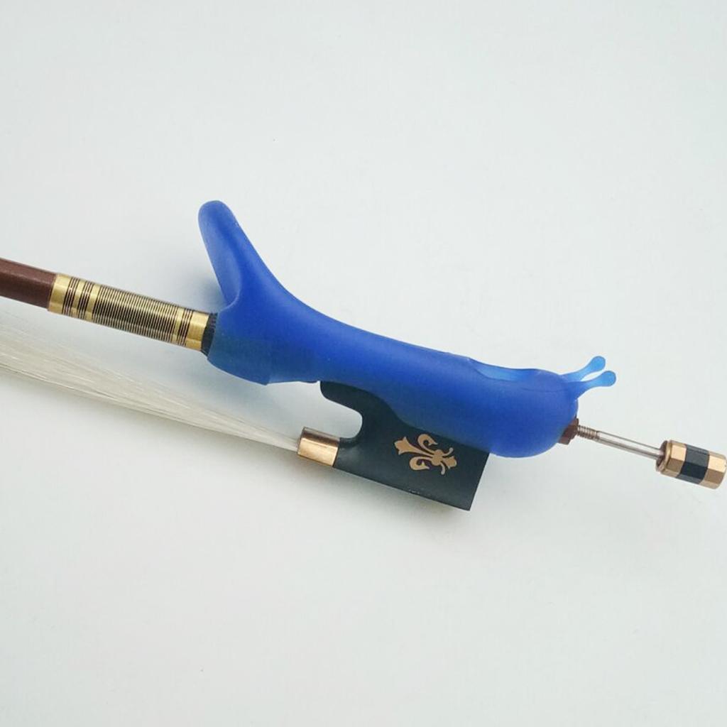 Violin Bow Buddy Bow Holder Violin Fiddle Teaching Aid Correct Blue