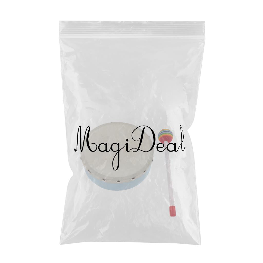 1 Piece Hand Drum Percussion Toy for Musical Learning Education Blue