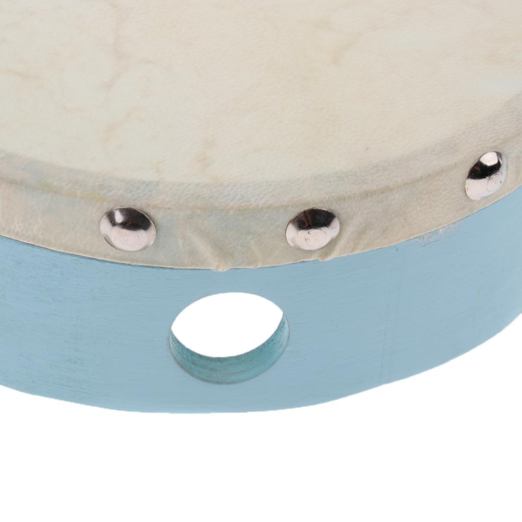 1 Piece Hand Drum Percussion Toy for Musical Learning Education Blue