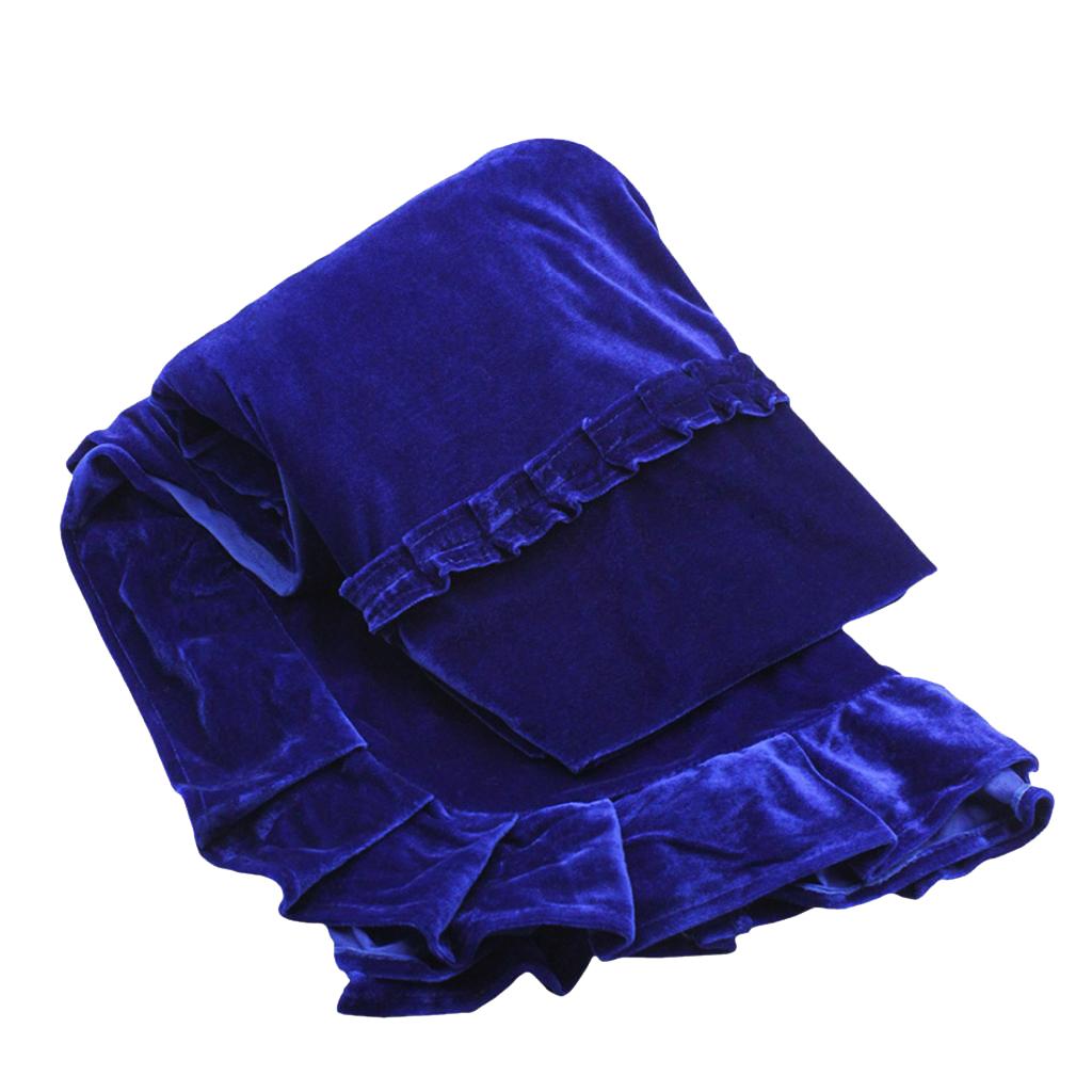 Piano Cover Cloth Piano Cover for Piano Parts Musical Accessories Blue