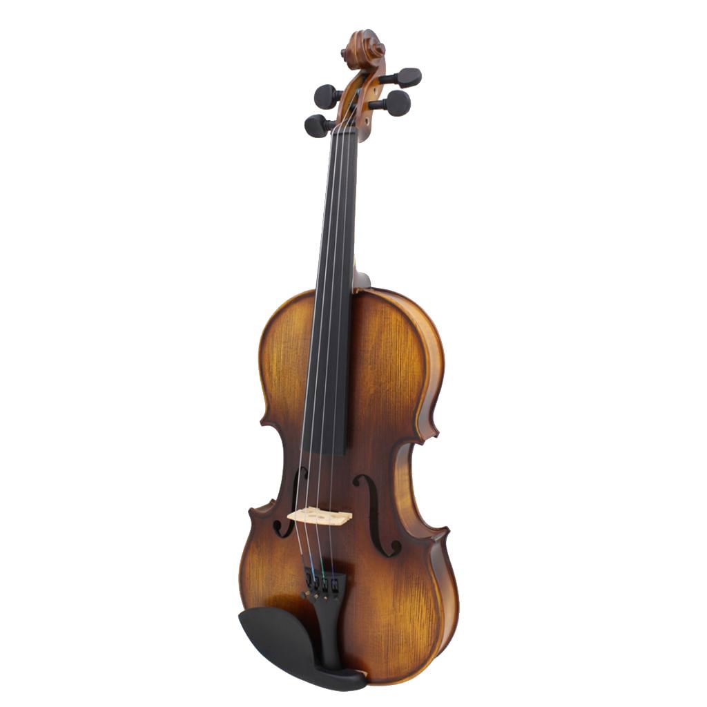 4/4 Full Size Antique Solid Wood AV-508 Matte Handmade Violin Fiddle