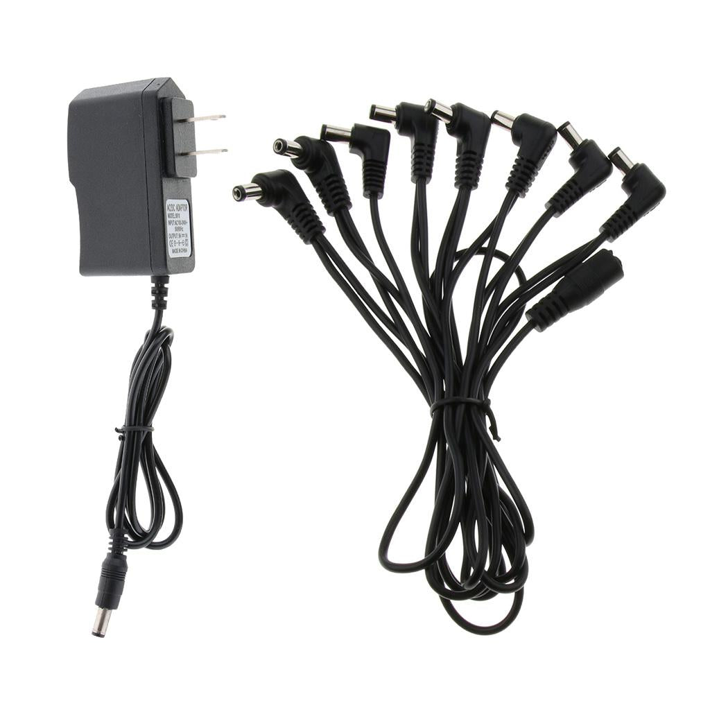 Guitar Effector Power Supply Adapter Charger Cable US Plug