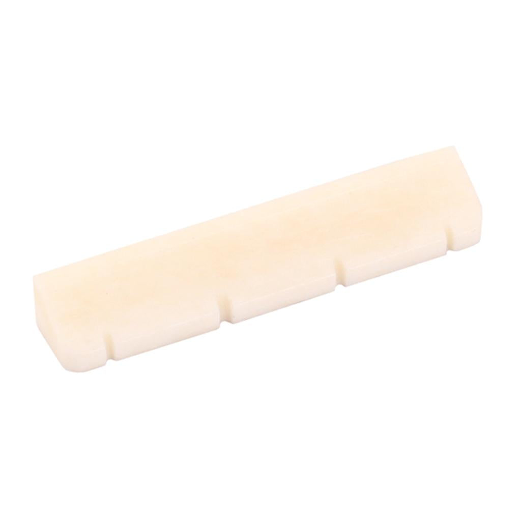 5 Pieces Bridge Slotted Nut for 6-String Electric Guitar Part