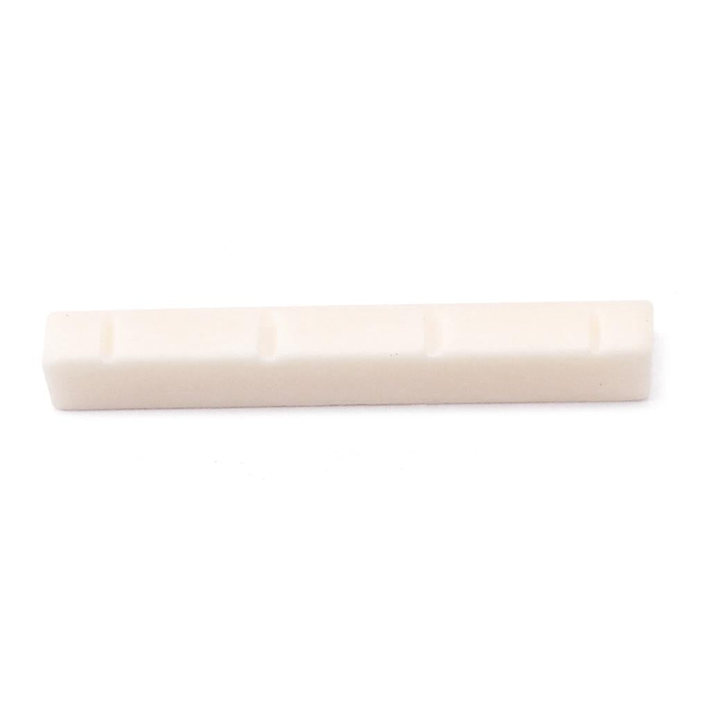 5 Pieces Bridge Slotted Nut for 6-String Electric Guitar Part
