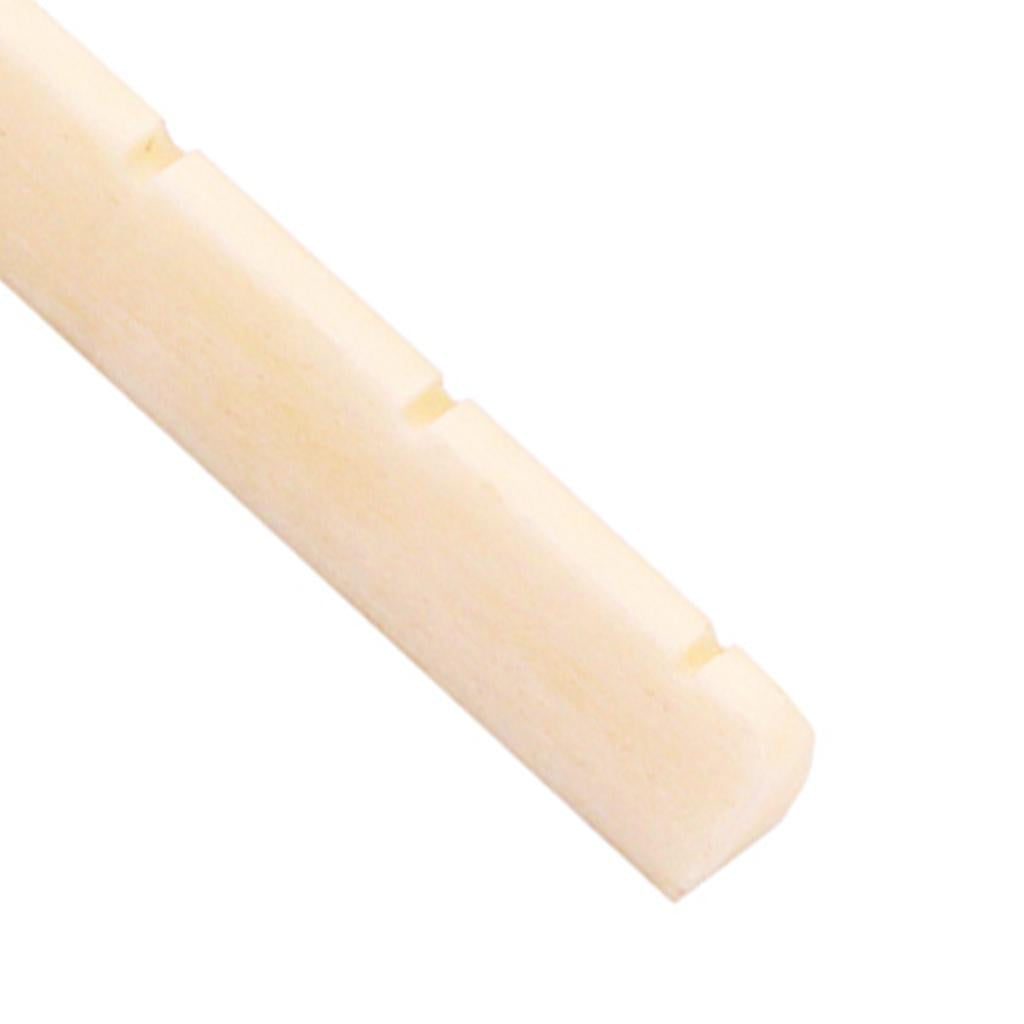 5 Pieces Bridge Slotted Nut for 6-String Electric Guitar Part
