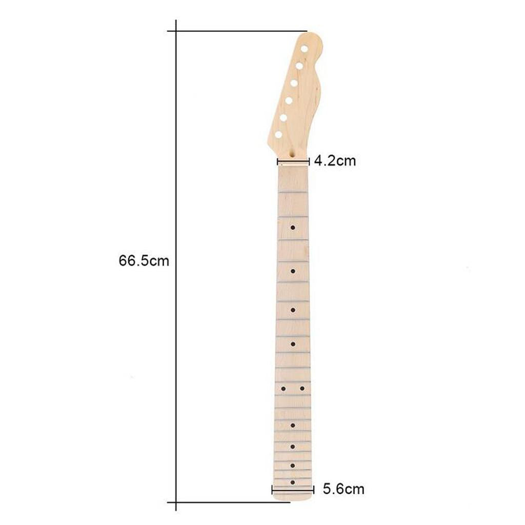 Maple Electric Guitar Neck 22 Fret Fingerboard Fretboard