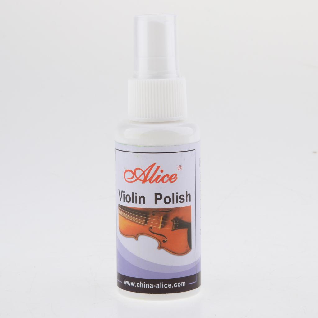Violin Polish and Cleaning Cloth Set for Wooden Musical Instrument Violin