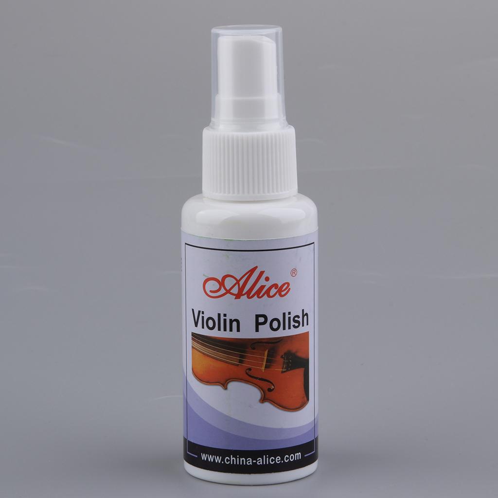Violin Polish and Cleaning Cloth Set for Wooden Musical Instrument Violin