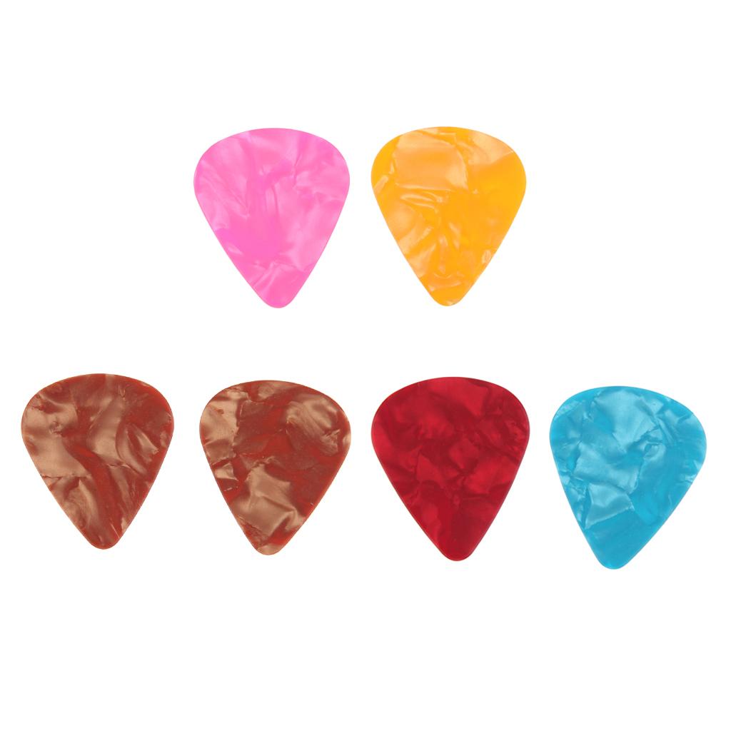 2 Pieces Plastic Guitar Pick Plectrum for Acoustic Electric Guitar 0.46mm