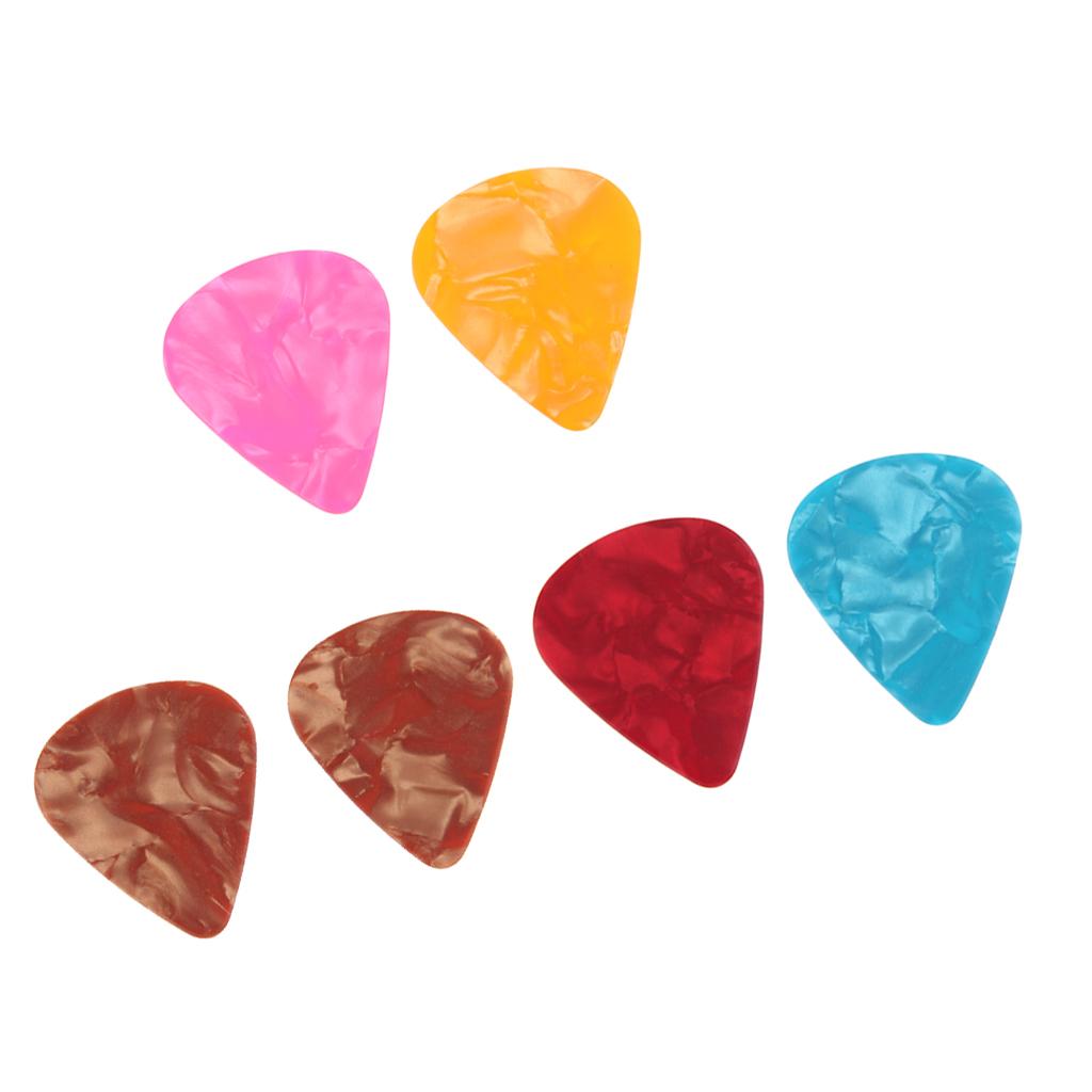 2 Pieces Plastic Guitar Pick Plectrum for Acoustic Electric Guitar 0.46mm