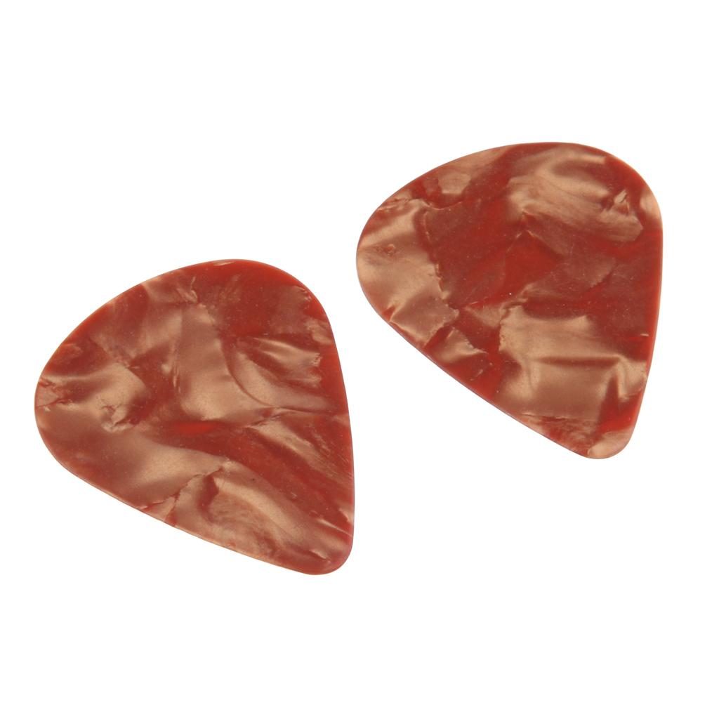 2 Pieces Plastic Guitar Pick Plectrum for Acoustic Electric Guitar 0.46mm