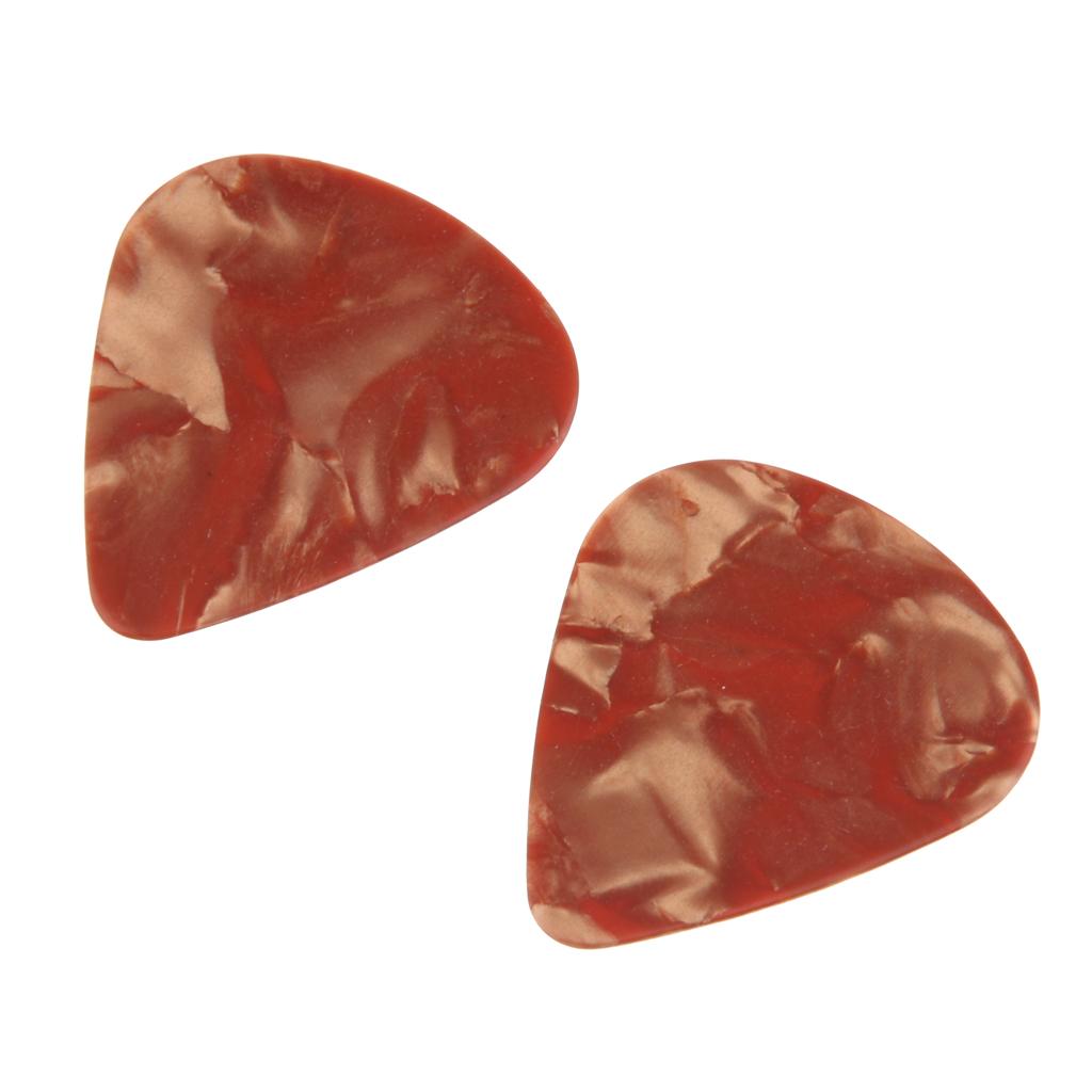 2 Pieces Plastic Guitar Pick Plectrum for Acoustic Electric Guitar 0.46mm
