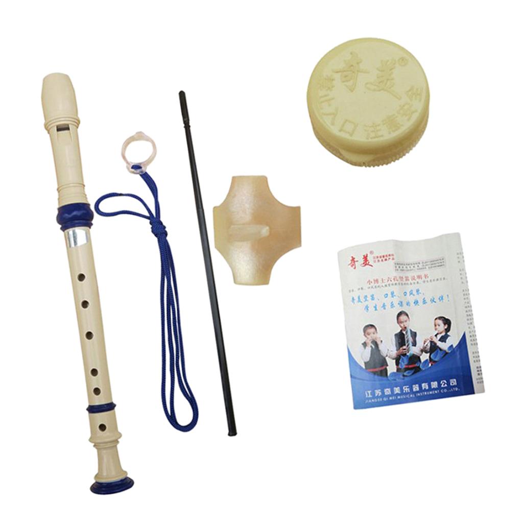 6 Hole Soprano Recorder Flute Clarinet for Student Beginners