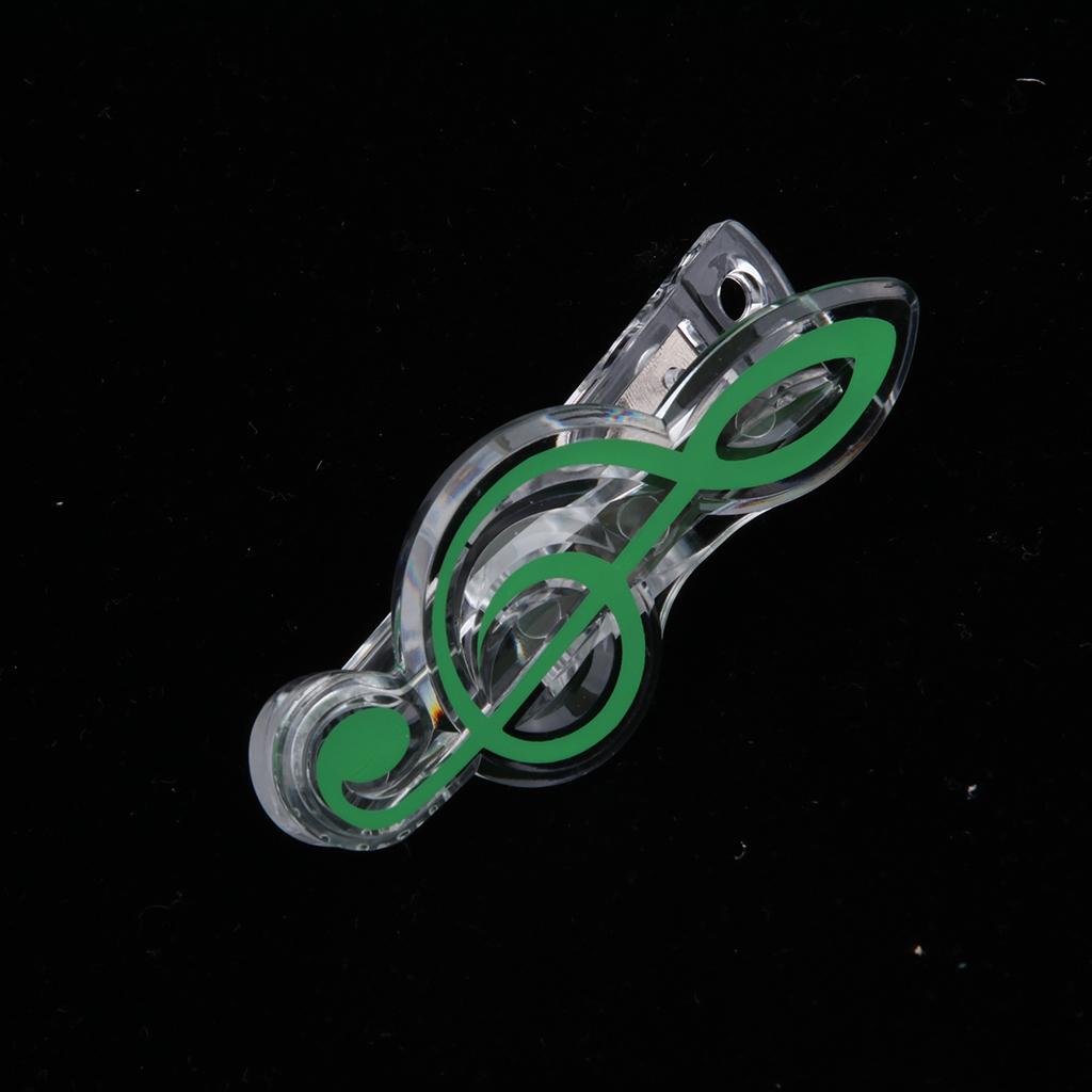 Music Clip Piano Book Page Clip for music Lovers Best Gift Green