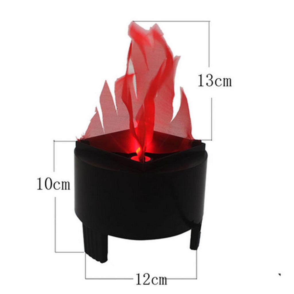 Mini LED Fake Flame Light 3D Effect Electronic Flame Lamp Party Club Decor