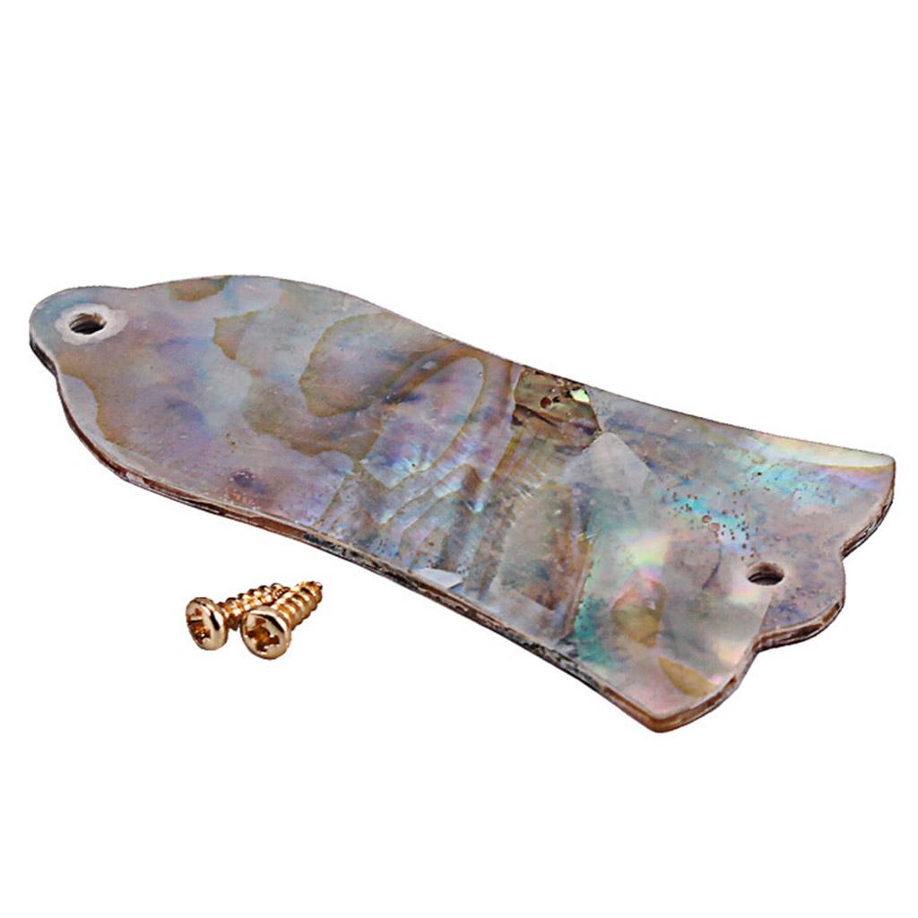 Shell Electric Guitar Replacement Truss Rod Cover with Mounting Screws