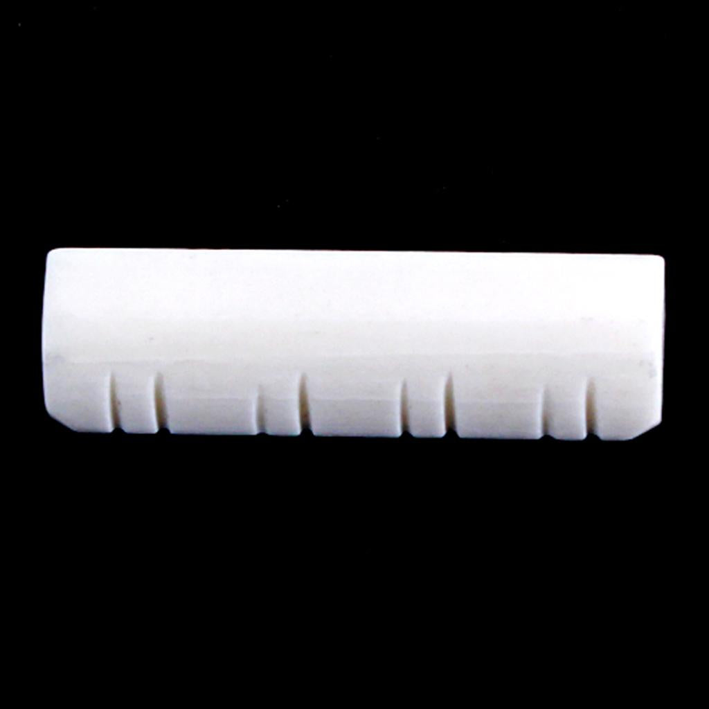 Mandolin Nut 8 String Mandolin Bone Slotted Nuts 28x5x7mm
