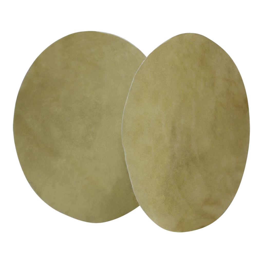 2Pcs Drum Leather Cover for African Drum Bongo Drum Konka Drum Buffalo Drum