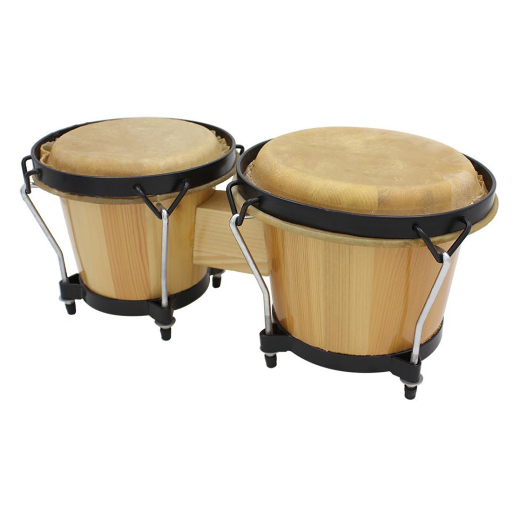 2Pcs Drum Leather Cover for African Drum Bongo Drum Konka Drum Buffalo Drum