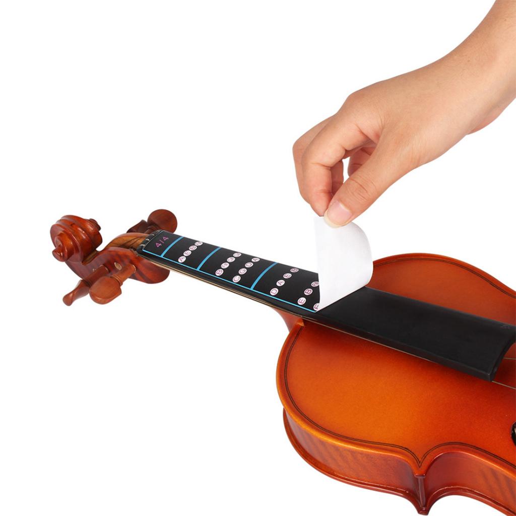 4/4 Violin Fretboard Position Sticker Fiddle Finger Chart for Students