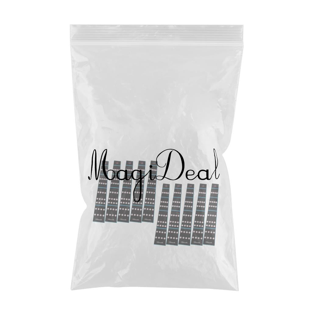 1/8 Violin Fretboard Position Sticker Fiddle Finger Chart for Students