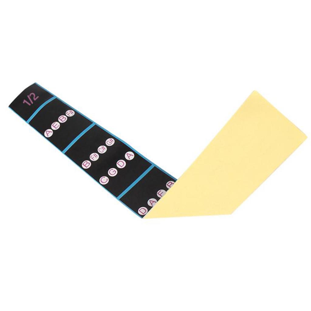 Violin Fretboard Position Sticker Fiddle Finger Chart for Student Learning