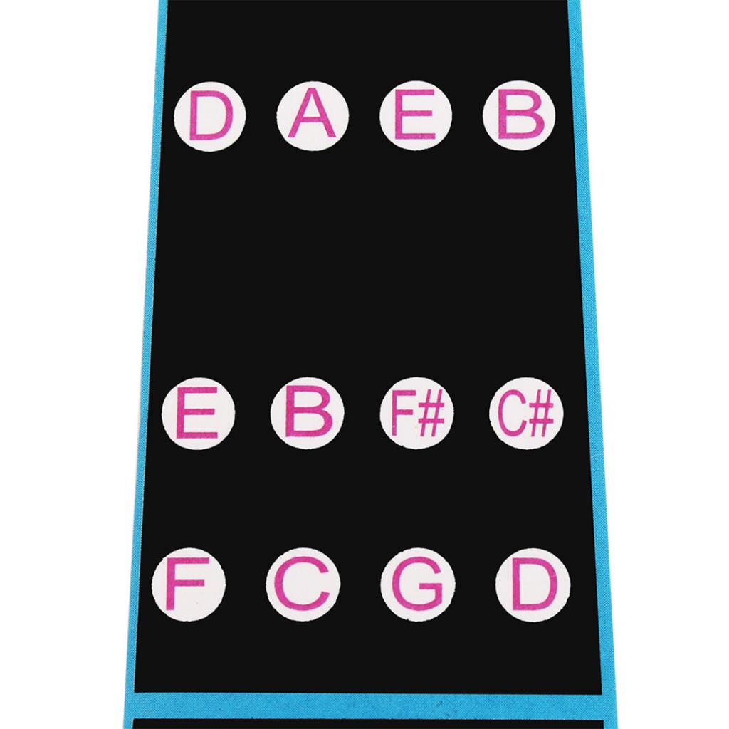 Violin Fretboard Position Sticker Fiddle Finger Chart for Student Learning
