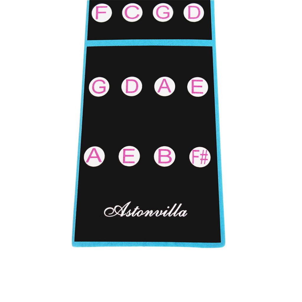 Violin Fretboard Position Sticker Fiddle Finger Chart for Student Learning