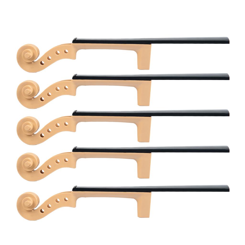 4/4 Size Plastic Violin Neck Fingerboard Fiddle Accessory