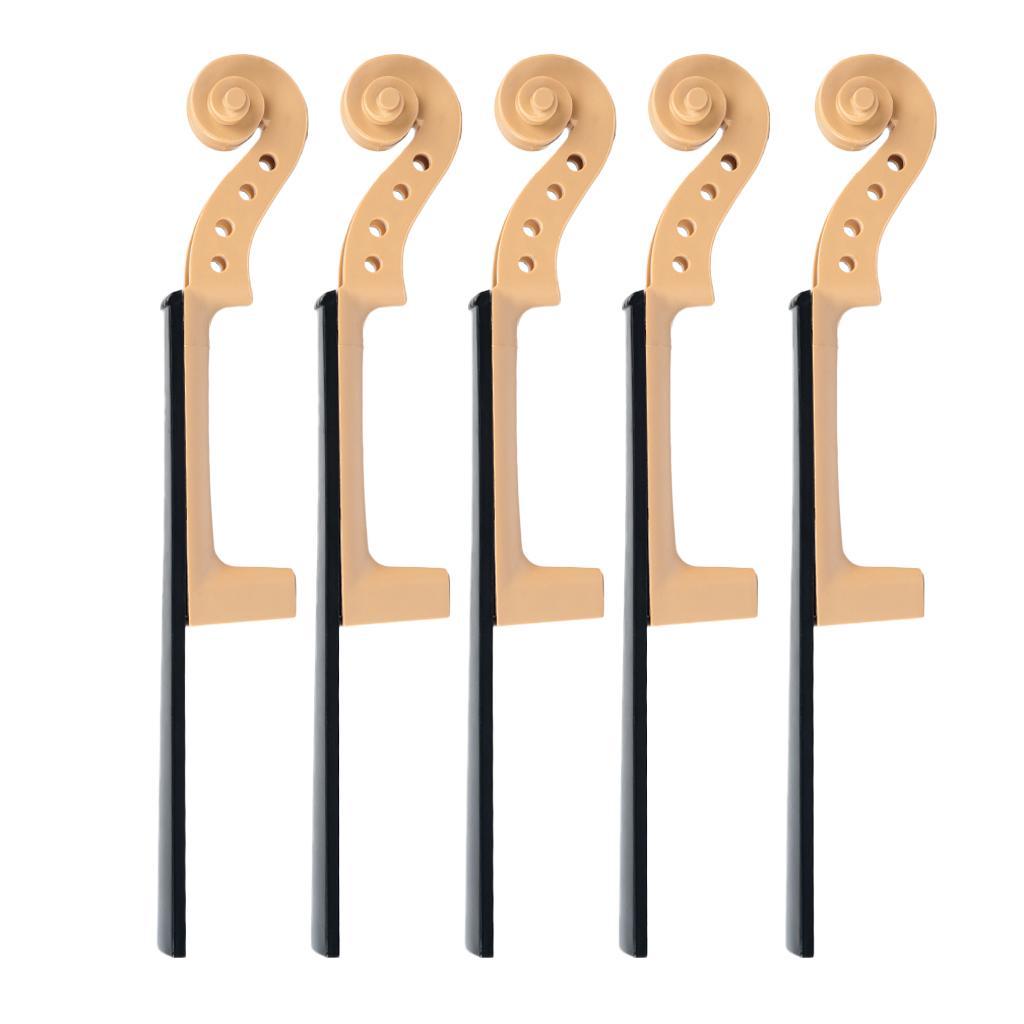 3/4 Size Plastic Violin Neck Fingerboard Fiddle Accessory
