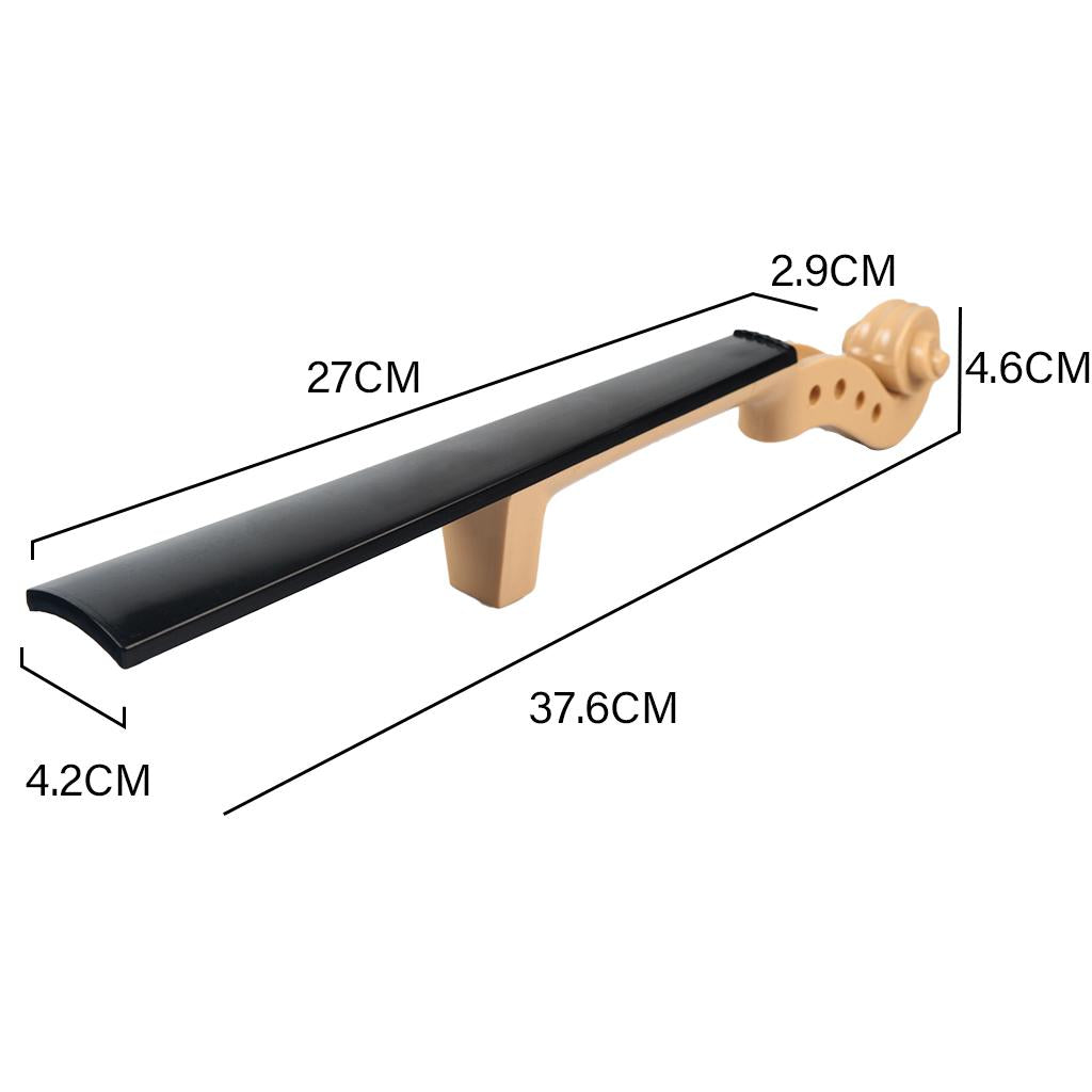4/4 Size Plastic Violin Neck Fingerboard Fiddle DIY Kit