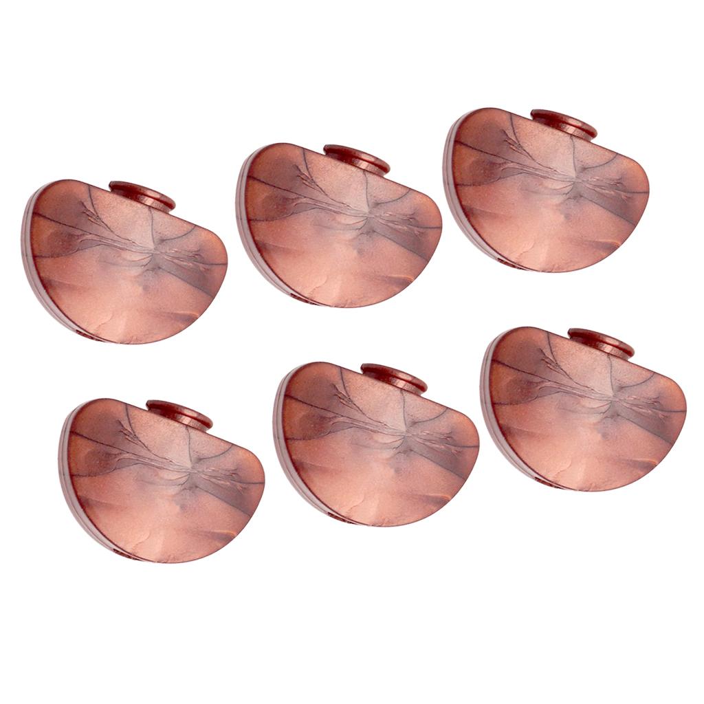 6Pcs Guitar Tuning Pegs keys Tuners Machine Heads Replacement Buttons Bronze