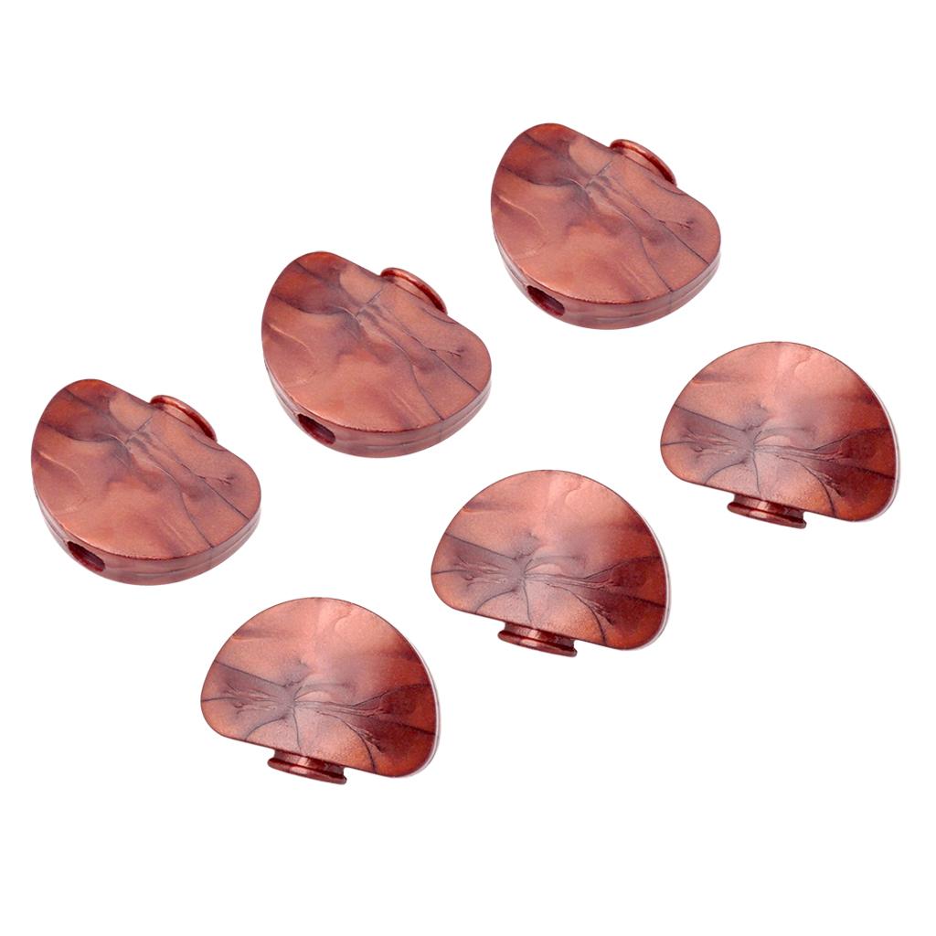 6Pcs Guitar Tuning Pegs keys Tuners Machine Heads Replacement Buttons Bronze