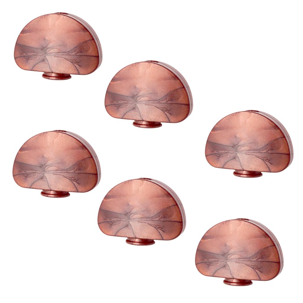 6Pcs Guitar Tuning Pegs keys Tuners Machine Heads Replacement Buttons Bronze