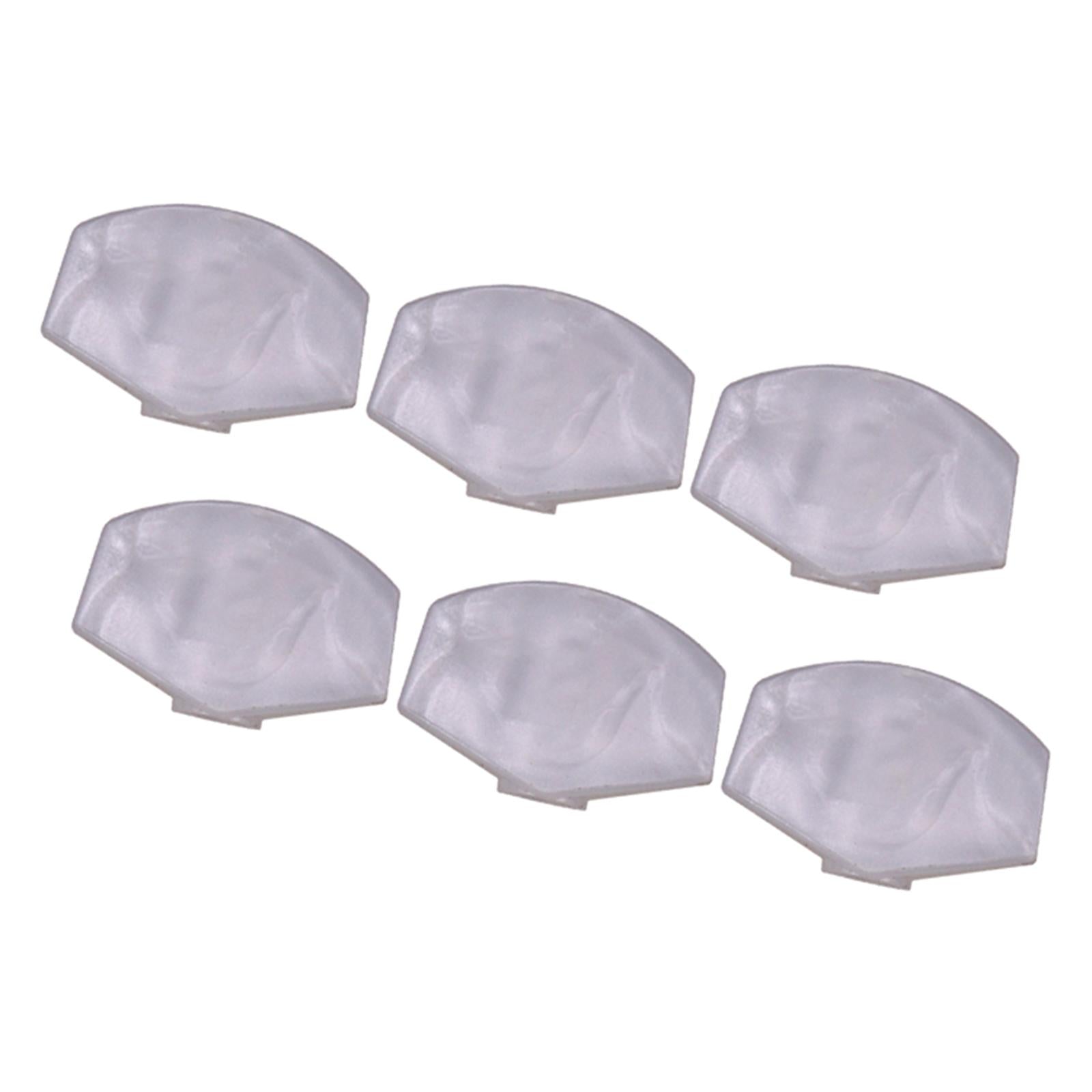 6Pcs Guitar Tuning Pegs keys Tuners Machine Heads Replacement Buttons Beige
