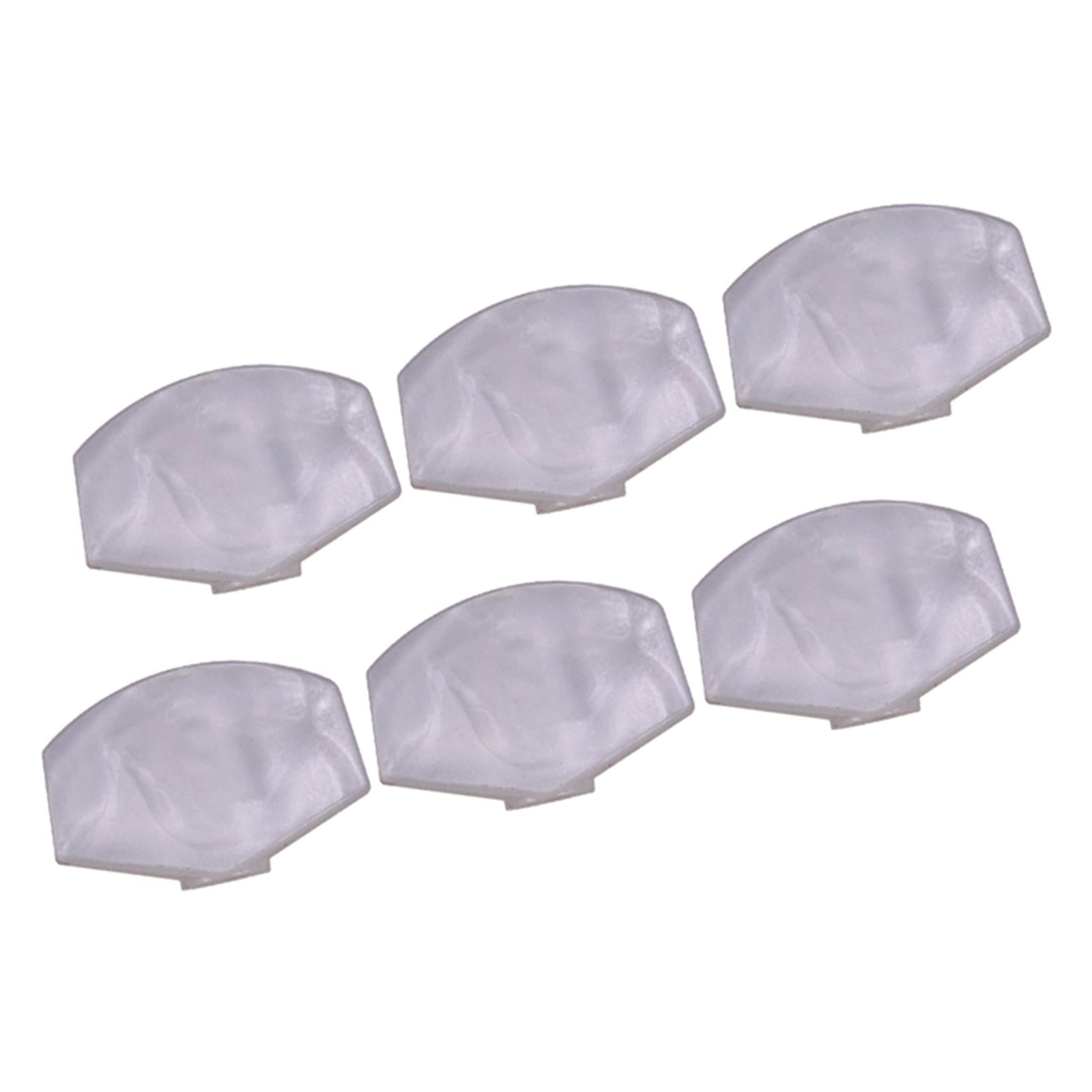 6Pcs Guitar Tuning Pegs keys Tuners Machine Heads Replacement Buttons Beige