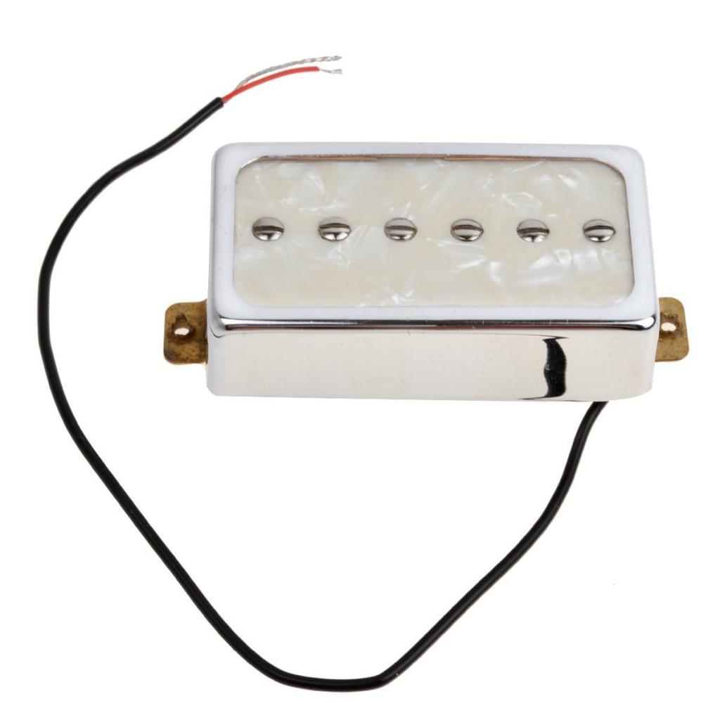 2 Pieces Electric Guitar Pickups Double Coil Humbucker Pickups Light Yellow