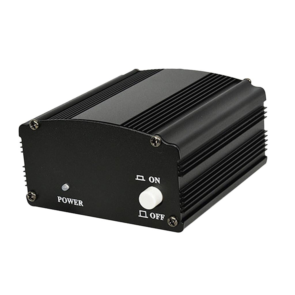 Universal 48V Phantom Power Supply Box for Condenser Microphones